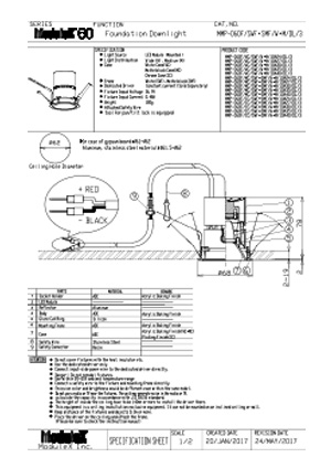 MMP-060F/10A Specification Sheet
