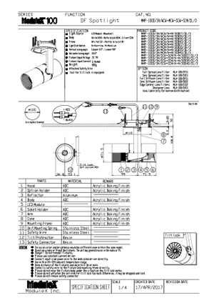 MMP-100D/3H Specification Sheet