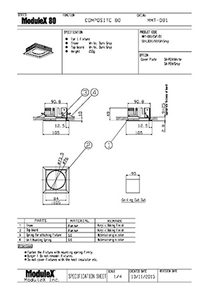 MMT-081/C Specification Sheet