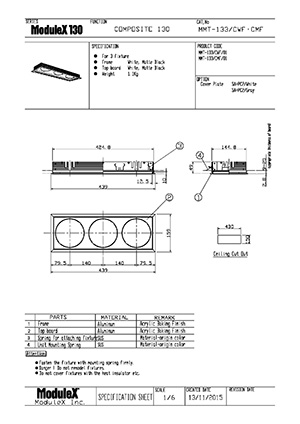 MMT-133/C Specification Sheet