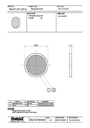 SA-HC Specification Sheet