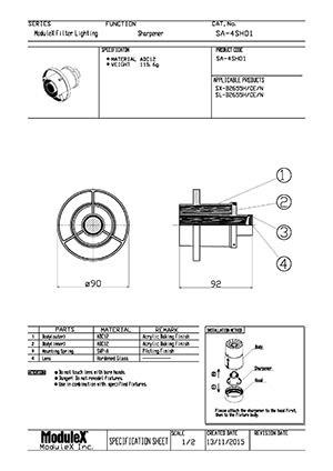 SA-4SH01 Specification Sheet